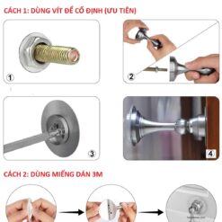 Chan cua inox sieu hit huong dan lap